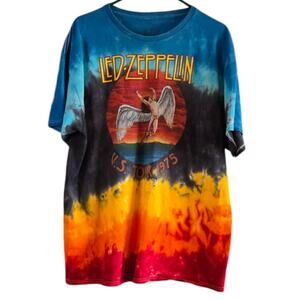 Led Zepplin Tie Dye US Tour 1975 Size XL